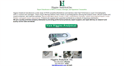 Desktop Screenshot of higginsanalytical.com